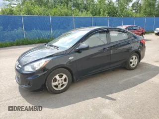2013 Hyundai Accent GLS with VIN KMHCT4AEXDU516222, listed as a Copart auction lot 60961585 with 290,844 mi miles and Salvage title. Bid and sale history available at DreamBid. Image 1.