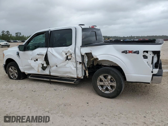 2023 Ford F-150 XL with VIN 1FTEW1EP9PKF30448, listed as a Copart auction lot 51097175 with 35,624 mi miles and Salvage Title. Bid and sale history available at carsss.com. Image 2.