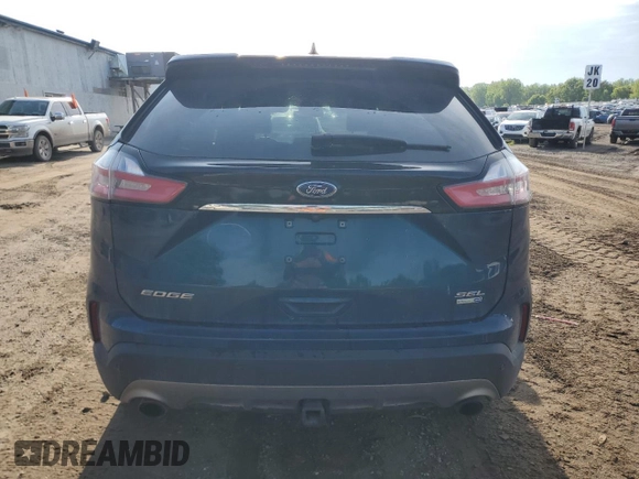 2020 Ford Edge SEL with VIN 2FMPK4J90LBB17282, listed as a Copart auction lot 58795885 with 80,583 mi miles and Salvage title. Bid and sale history available at DreamBid. Image 6.