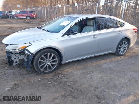 2014 Toyota Avalon Limited with VIN 4T1BK1EB4EU090185, listed as a IAAI auction lot 41715194 with 120,489 mi miles and . Bid and sale history available at carsss.com. Image 2.