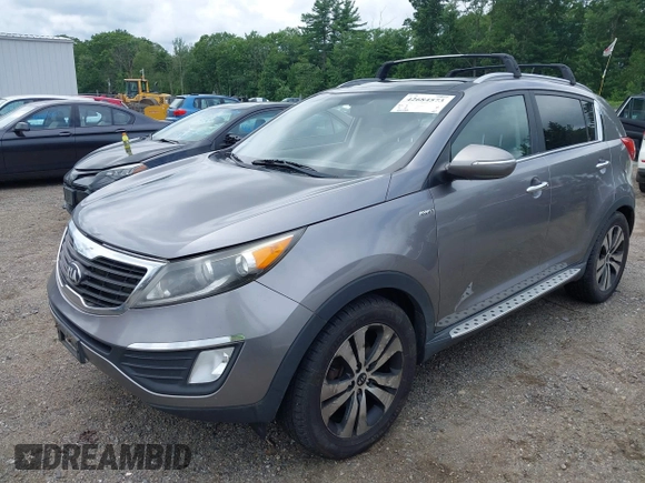 2013 Kia Sportage EX with VIN KNDPCCA26D7428000, listed as a IAAI auction lot 42684573 with 155,722 mi miles and . Bid and sale history available at DreamBid. Image 2.