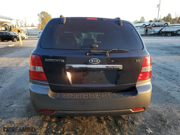 2008 Kia Sorento EX with VIN KNDJC736685835927, listed as a Copart auction lot 80550214 with 89,662 mi miles and Salvage Title. Bid and sale history available at carsss.com. Image 6.