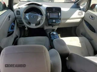2012 Nissan LEAF SL with VIN JN1AZ0CP4CT020986, listed as a Copart auction lot 53285705 with 64,589 mi miles and Clean Title. Bid and sale history available at carsss.com. Image 8.