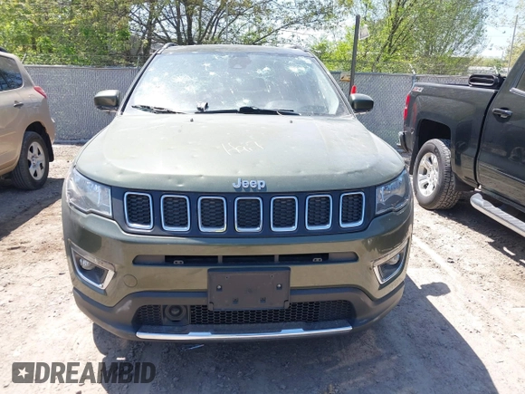 2021 Jeep Compass Limited with VIN 3C4NJDCB4MT599954, listed as a IAAI auction lot 42230778 with 112,647 mi miles and . Bid and sale history available at DreamBid. Image 12.