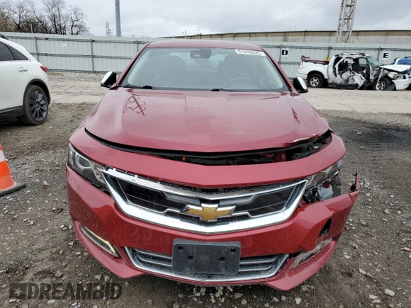 2018 Chevrolet Impala Premier with VIN 2G1125S33J9170355, listed as a Copart auction lot 51070625 with 107,899 mi miles and Salvage Title. Bid and sale history available at DreamBid. Image 5.