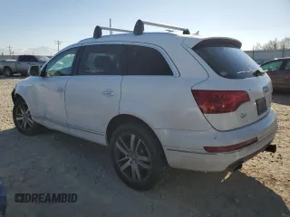 2014 Audi Q7 Premium Plus with VIN WA1LMAFEXED006523, listed as a Copart auction lot 42935455 with 147,272 mi miles and Salvage title. Bid and sale history available at DreamBid. Image 2.