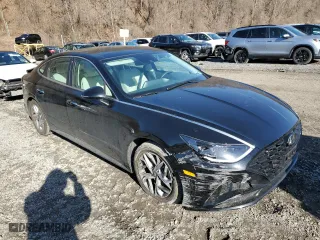 2023 Hyundai Sonata SEL with VIN KMHL14JA4PA306143, listed as a Copart auction lot 49792545 with 12,010 mi miles and Salvage Title. Bid and sale history available at carsss.com. Image 4.
