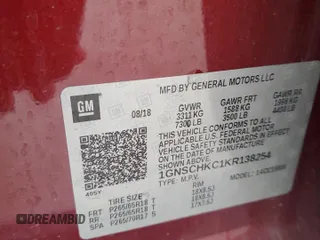 2019 Chevrolet Suburban LT z VIN 1GNSCHKC1KR138254, wystawiony jako Copart lot #43992615 z przebiegiem 102 047 mil mil oraz Czysty tytuł • Clean title. Historia ofert i sprzedaży dostępna na DreamBid. Obrazek 14.