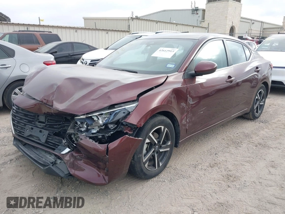 2024 Nissan Sentra SV with VIN 3N1AB8CV3RY314977, listed as a IAAI auction lot 42612915 with 27,805 mi miles and . Bid and sale history available at DreamBid. Image 17.