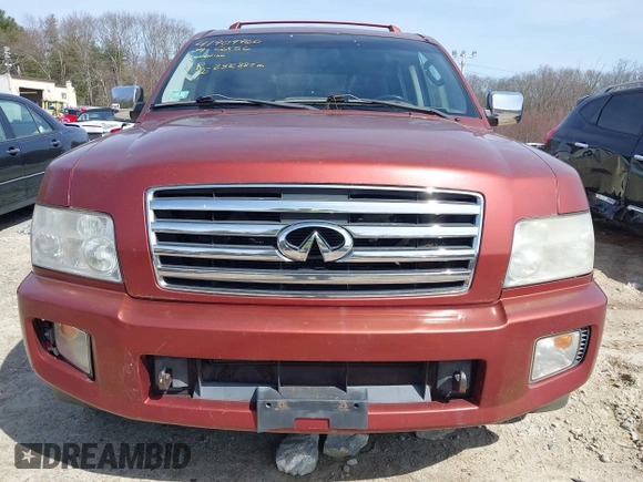 2004 Infiniti QX56 with VIN 5N3AA08C24N803775, listed as a IAAI auction lot 41909960 with 238,887 mi miles. Bid and sale history available at carsss.com. Image 6.