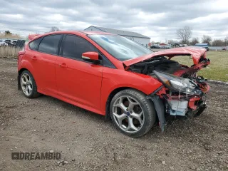 2014 Ford Focus ST with VIN 1FADP3L92EL397487, listed as a Copart auction lot 50367105 with 90,495 mi miles and Salvage Title. Bid and sale history available at carsss.com. Image 4.