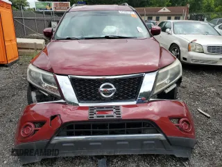 2015 Nissan Pathfinder S with VIN 5N1AR2MM1FC671098, listed as a Copart auction lot 64360135 with 140,060 mi miles and Salvage title. Bid and sale history available at DreamBid. Image 5.