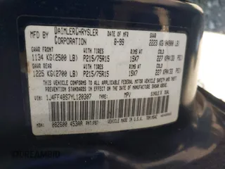 2000 Jeep Cherokee z VIN 1J4FF48S7YL120307, wystawiony jako IAAI lot #42818178 z przebiegiem 160 334 mil mil oraz . Historia ofert i sprzedaży dostępna na DreamBid. Obrazek 9.