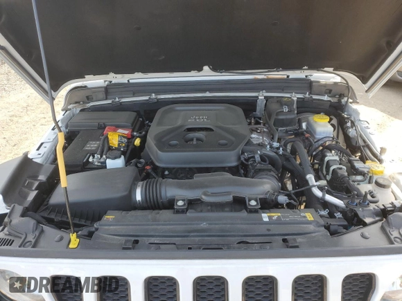 2022 Jeep Wrangler Unlimited Sport with VIN 1C4HJXDN3NW242297, listed as a Copart auction lot 47388715 with 17,098 mi miles and Salvage title. Bid and sale history available at DreamBid. Image 11.