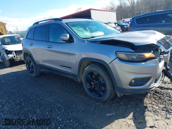 2019 Jeep Cherokee Latitude Plus with VIN 1C4PJMLB0KD320947, listed as a IAAI auction lot 41225801 with 64,537 mi miles and . Bid and sale history available at DreamBid. Image 1.