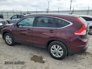2014 Honda CR-V EX-L with VIN 5J6RM4H72EL115185, listed as a Copart auction lot 52162095 with 26,652 mi miles and Salvage Title. Bid and sale history available at carsss.com. Image 2.