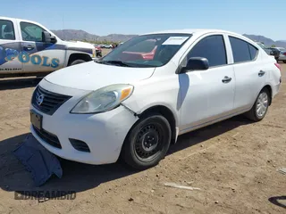 2014 Nissan Versa S Plus with VIN 3N1CN7AP7EL816008, listed as a IAAI auction lot 41991082 with Not Provided miles. Bid and sale history available at carsss.com. Image 2.