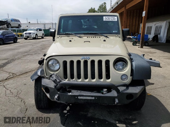 2018 Jeep Wrangler Unlimited Sport S with VIN 1C4BJWDG1JL899029, listed as a Copart auction lot 54361235 with 117,655 mi miles and Salvage Title. Bid and sale history available at DreamBid. Image 5.