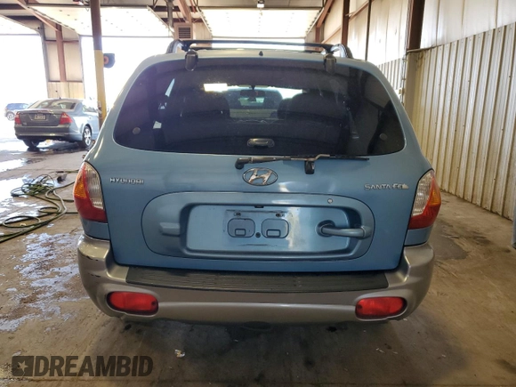 2004 Hyundai Santa Fe with VIN KM8SB12B04U690964, listed as a Copart auction lot 76815354 with 121,312 mi miles and Salvage Title. Bid and sale history available at carsss.com. Image 6.