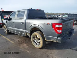 2023 Ford F-150 XL with VIN 1FTFW1E57PFA54258, listed as a IAAI auction lot 41701829 with 40,544 mi miles. Bid and sale history available at carsss.com. Image 3.