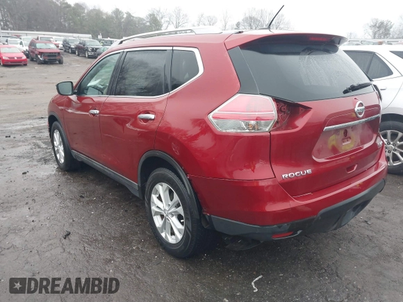 2014 Nissan Rogue SV with VIN 5N1AT2MV4EC750368, listed as a IAAI auction lot 41555157 with 197,315 mi miles. Bid and sale history available at carsss.com. Image 3.