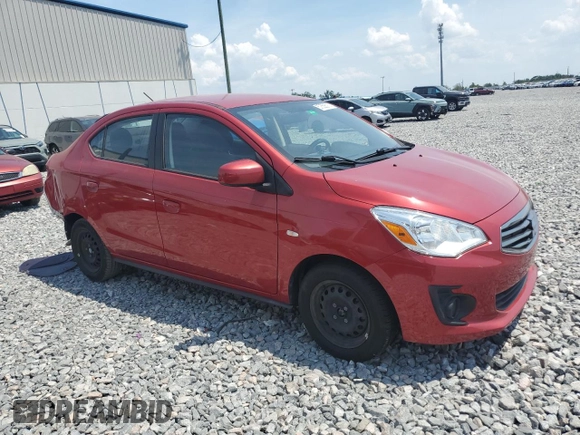 2019 Mitsubishi Mirage ES z VIN ML32F3FJ3KHF10586, wystawiony jako Copart lot #57553515 z przebiegiem 90 408 mil mil oraz Nie do naprawy • Non repairable. Historia ofert i sprzedaży dostępna na DreamBid. Obrazek 4.