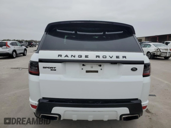 2021 Land Rover Range Rover Sport HST with VIN SALWS2RU2MA778413, listed as a Copart auction lot 82166874 with 62,706 mi miles and Salvage Title. Bid and sale history available at carsss.com. Image 6.