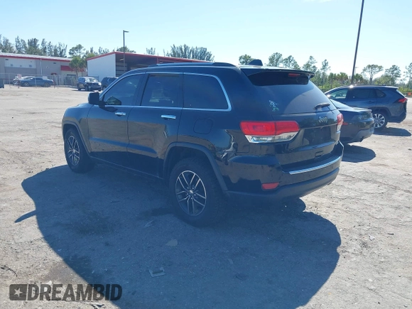 2017 Jeep Grand Cherokee Limited with VIN 1C4RJEBGXHC925794, listed as a IAAI auction lot 41846659 with 80,984 mi miles. Bid and sale history available at carsss.com. Image 3.