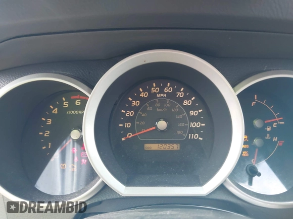 2006 Toyota 4Runner SR5 with VIN JTEZU14R368041481, listed as a IAAI auction lot 40765024 with 120,357 mi miles and . Bid and sale history available at DreamBid. Image 7.
