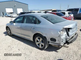 2015 Volkswagen Passat Wolfsburg Edition with VIN 1VWAS7A36FC110135, listed as a Copart auction lot 61097945 with 111,284 mi miles and Salvage title. Bid and sale history available at DreamBid. Image 2.