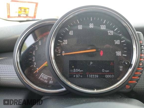 2017 MINI Hardtop Cooper with VIN WMWXP5C52H3C63759, listed as a Copart auction lot 60203935 with 118,339 mi miles and Salvage title. Bid and sale history available at DreamBid. Image 9.