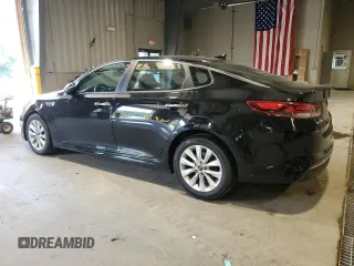 2018 Kia Optima S with VIN 5XXGT4L36JG202795, listed as a Copart auction lot 60000645 with 15,217 mi miles and Salvage title. Bid and sale history available at DreamBid. Image 2.