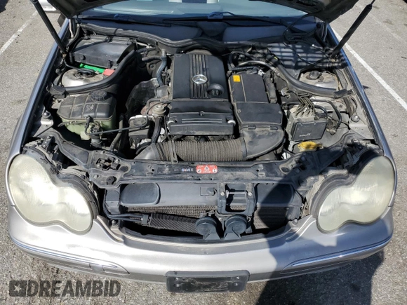 2003 Mercedes-Benz C 230 Kompressor with VIN WDBRF40J03F433176, listed as a Copart auction lot 45996935 with 206,876 mi miles and Salvage Title. Bid and sale history available at DreamBid. Image 11.