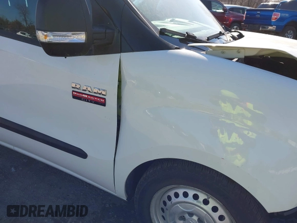 2016 Ram ProMaster City Cargo Tradesman with VIN ZFBERFAT4G6B68048, listed as a IAAI auction lot 41606571 with 144,463 mi miles and . Bid and sale history available at DreamBid. Image 18.