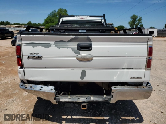 2011 Ford F-150 XL with VIN 1FTNF1CF2BKD62980, listed as a Copart auction lot 54854855 with 257,233 mi miles and Salvage title. Bid and sale history available at DreamBid. Image 6.