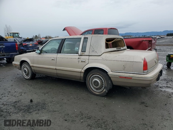1992 Chrysler New Yorker z VIN 1C3XV66R9ND794543, wystawiony jako Copart lot #45347925 z przebiegiem 46 550 mil mil oraz Czysty tytuł • Clean title. Historia ofert i sprzedaży dostępna na DreamBid. Obrazek 2.