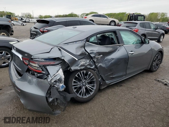 2021 Nissan Maxima SV z VIN 1N4AA6CV4MC511118, wystawiony jako Copart lot #50308604 z przebiegiem 37 625 mil mil oraz Szkoda całkowita • Salvage title. Historia ofert i sprzedaży dostępna na DreamBid. Obrazek 3.