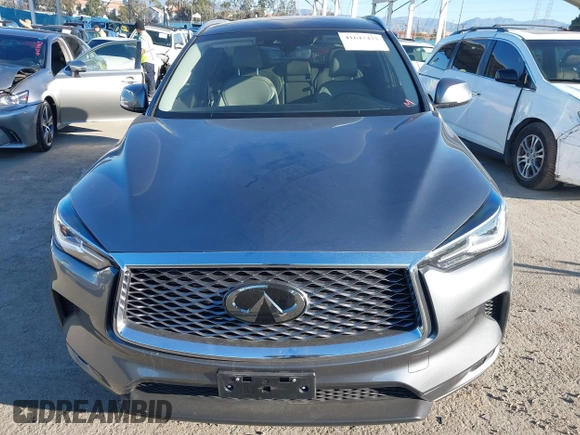 2024 Infiniti QX50 Luxe with VIN 3PCAJ5BAXRF104014, listed as a IAAI auction lot 41647475 with 7,771 mi miles and . Bid and sale history available at DreamBid. Image 12.
