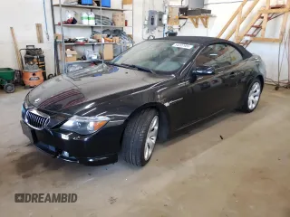 2004 BMW 6 Series 645Ci with VIN WBAEK73414B321589, listed as a Copart auction lot 54207984 with 127,936 mi miles and Salvage Title. Bid and sale history available at carsss.com. Image 1.