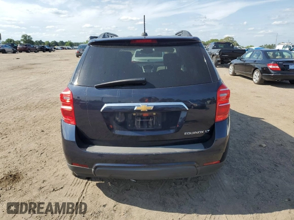 2016 Chevrolet Equinox LT z VIN 2GNALCEK1G6317222, wystawiony jako Copart lot #56852755 z przebiegiem 61 126 mil mil oraz Szkoda całkowita • Salvage title. Historia ofert i sprzedaży dostępna na DreamBid. Obrazek 6.