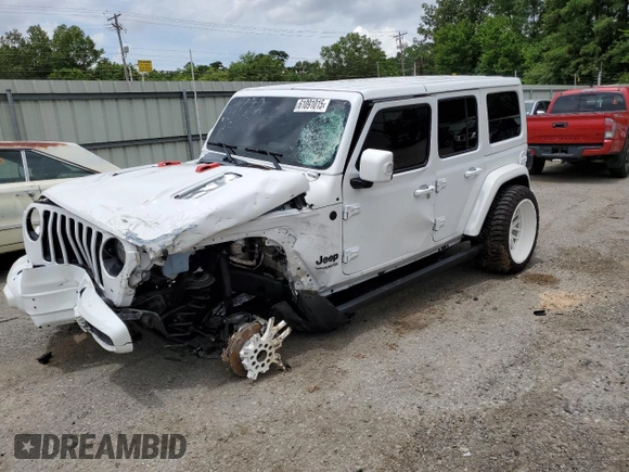 2022 Jeep Wrangler Unlimited Sahara with VIN 1C4HJXEN9NW190351, listed as a Copart auction lot 61091015 with 40,794 mi miles and Clean title. Bid and sale history available at DreamBid. Image 1.