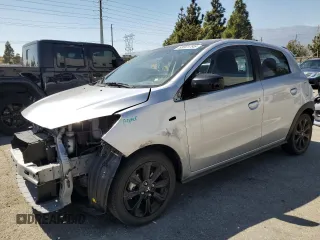 2023 Mitsubishi Mirage Black Edition z VIN ML32AWHJ2PH003051, wystawiony jako Copart lot #53001795 z przebiegiem 28 853 mil mil oraz Szkoda całkowita • Salvage title. Historia ofert i sprzedaży dostępna na DreamBid. Obrazek 1.