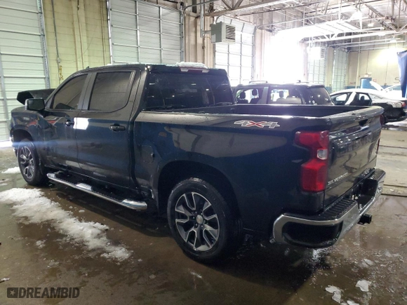 2022 Chevrolet Silverado 1500 LT with VIN 1GCPDKEKXNZ618437, listed as a Copart auction lot 45768865 with 65,539 mi miles and Non Repairable. Bid and sale history available at carsss.com. Image 2.
