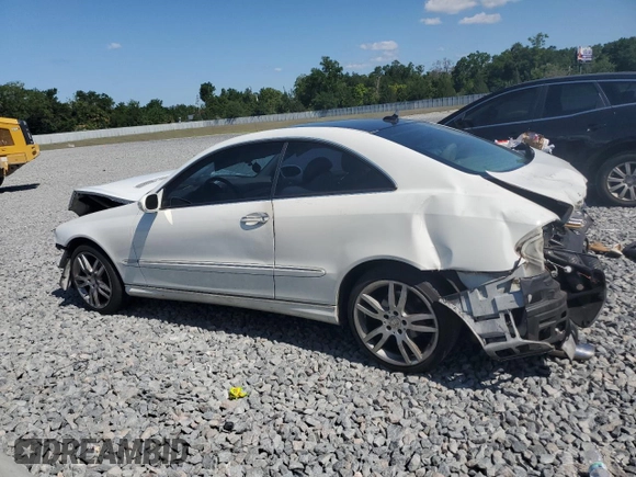 2007 Mercedes-Benz CLK 350 with VIN WDBTJ56H97F207156, listed as a Copart auction lot 51802475 with 187,165 mi miles and Salvage title. Bid and sale history available at DreamBid. Image 2.