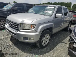 2012 Honda Ridgeline RTS with VIN 5FPYK1F41CB457054, listed as a Copart auction lot 65120104 with 170,740 mi miles and Salvage Title. Bid and sale history available at carsss.com. Image 1.