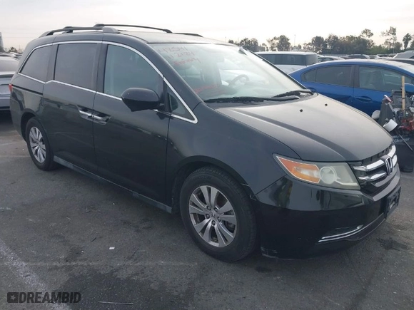 2014 Honda Odyssey EX with VIN 5FNRL5H45EB128536, listed as a IAAI auction lot 41035017 with NaN miles. Bid and sale history available at carsss.com. Image 1.