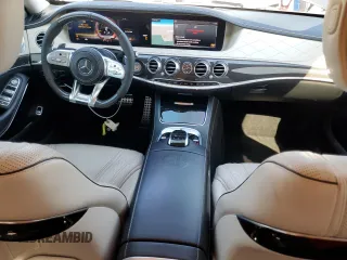 2019 Mercedes-Benz S-Class AMG S 63 with VIN WDDUG8JB3KA449249, listed as a Copart auction lot 47116915 with 60,756 mi miles and Salvage Title. Bid and sale history available at carsss.com. Image 8.