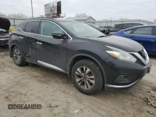 2015 Nissan Murano SV with VIN 5N1AZ2MG8FN248971, listed as a Copart auction lot 44553125 with 125,169 mi miles and Salvage title. Bid and sale history available at DreamBid. Image 4.