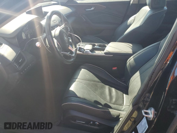 2022 Acura TLX Advance with VIN 19UUB6F65NA003537, listed as a Copart auction lot 85199054 with 20,110 mi miles and Salvage title. Bid and sale history available at DreamBid. Image 7.