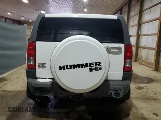2008 Hummer H3 SUV with VIN 5GTEN13E288136351, listed as a Copart auction lot 42146555 with 164,886 mi miles and Salvage Title. Bid and sale history available at carsss.com. Image 6.
